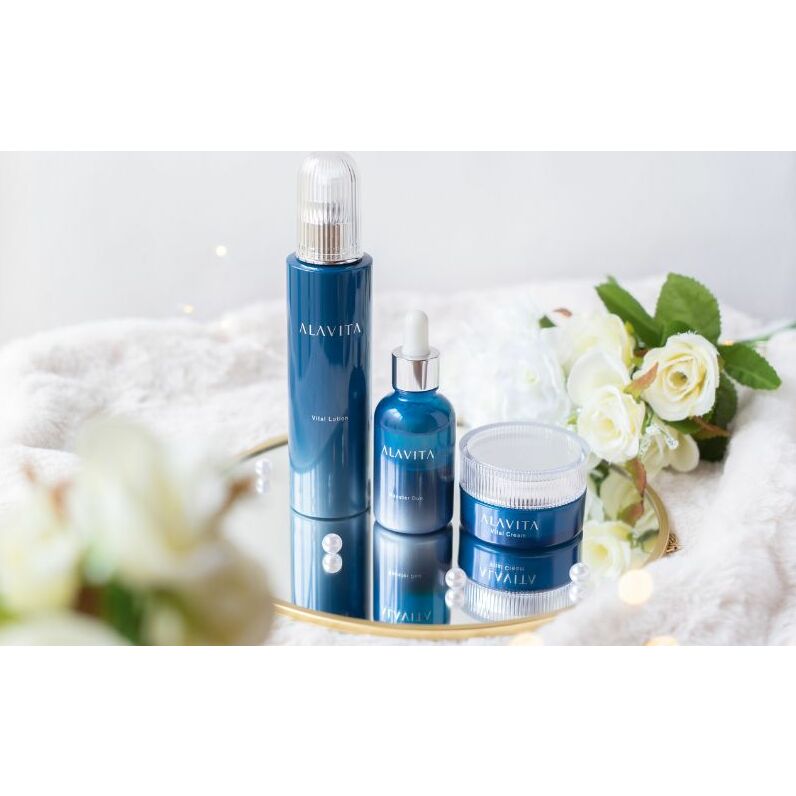 【5-ALA  スターターセット】アラヴィータ 肌を育む3点セット(美容液・化粧水・クリーム)+アラヴァイタル(5-ALAサプリメント)美容 美肌 エイジング 化粧品 人気 厳選 ネオファーマ 袋井