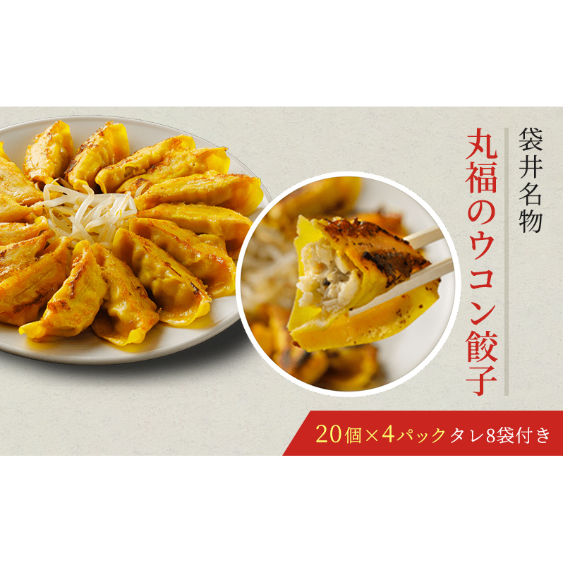 丸福餃子 ウコン餃子4パックセット 夕飯 晩御飯 惣菜 つまみ おかず お酒のお供 冷凍餃子 冷凍 冷凍惣菜 静岡県袋井市15000鍋セット・総菜・加工食品その他 鍋セット・総菜・加工食品
