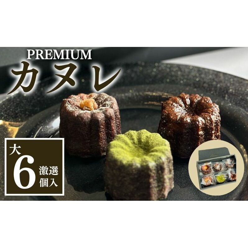 銅型・蜜蝋使用!こだわりのプレミアムカヌレ(大6種類各1個 計6個セット) お菓子 スイーツ 焼き菓子 ティータイム コーヒータイム おやつ 洋菓子 静岡県袋井市22000菓子・スイーツ