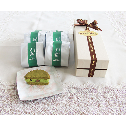 京田辺玉露と丹波の黒豆のバターサンド お菓子 焼菓子 クッキー チョコレート 京都府京田辺市10000菓子・スイーツ焼き菓子