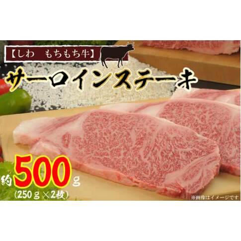 黒毛 和牛【しわ もちもち牛】 サーロイン ステーキ 約500g (250g×2枚) (AM002-1)岩手県紫波町27000肉牛肉