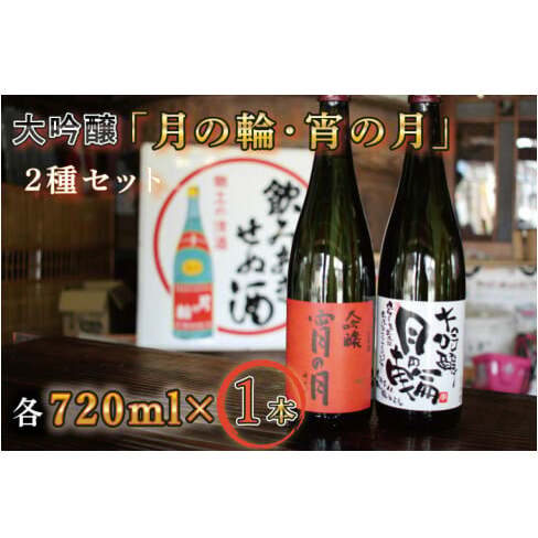 【月の輪】大吟醸2種セット (AW010)岩手県紫波町22000酒・アルコール日本酒