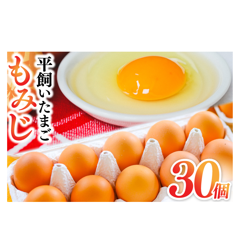 たまご 玉子 鶏卵 純国産鶏もみじ 平飼い卵 30個 (破損保証5個含む) 生産者 採れたて 新鮮 たまご 養鶏場より直送 (AJ023)岩手県紫波町10000卵・乳製品卵(鶏、烏骨鶏等)
