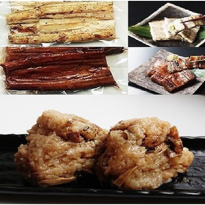 千歳鰻の白焼ハーフ・蒲焼ハーフ・おこわセット鹿児島県大崎町10000魚介・海産物うなぎ