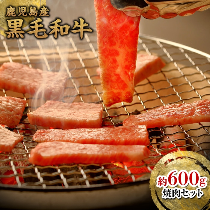 鹿児島黒牛セット(焼肉)600g/1パック鹿児島県大崎町29000肉牛肉