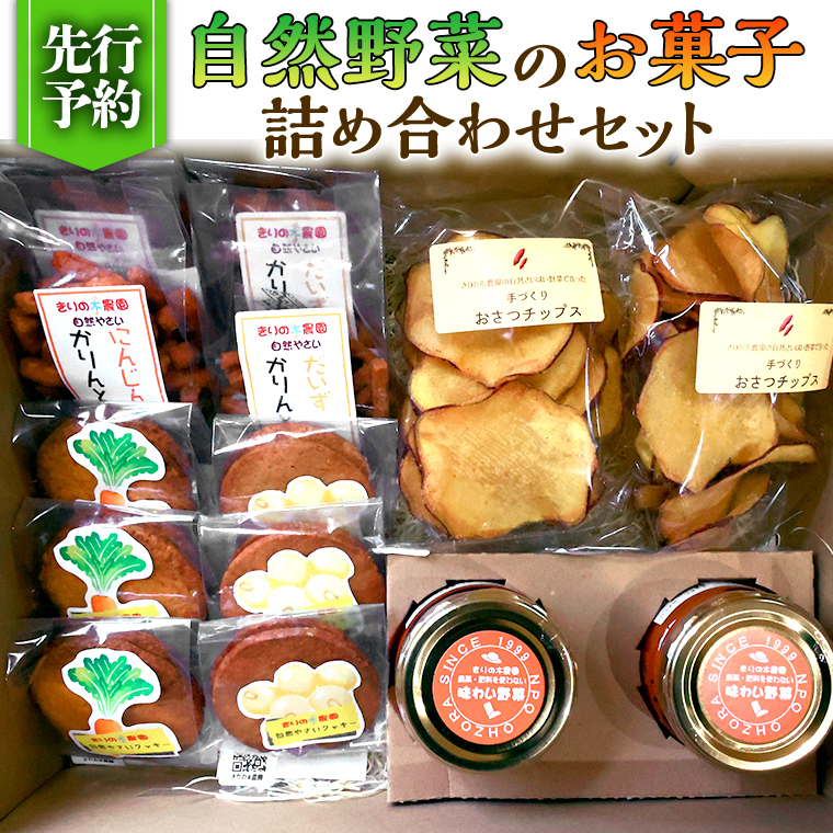 【 先行予約 】 自然野菜の お菓子 詰め合わせ セット ( 2025年12月頃より順次発送開始 ) 手作り クッキー かりんとう おつまみ 野菜 ジャム さつまいも にんじん 大豆 菓子 スイーツ茨城県