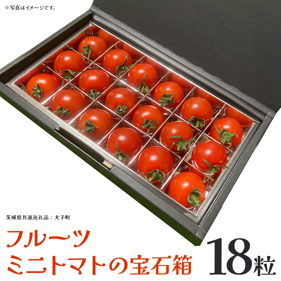 フルーツ ミニトマト の宝石箱 18粒 (茨城県共通返礼品:大子町) 野菜 フルーツ 旬 季節限定 期間限定茨城県牛久市20000野菜・きのこトマト