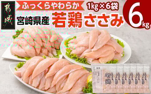 宮崎県産若鶏 ささみ(6kg)_13-G301宮崎県都城市13000肉鶏肉
