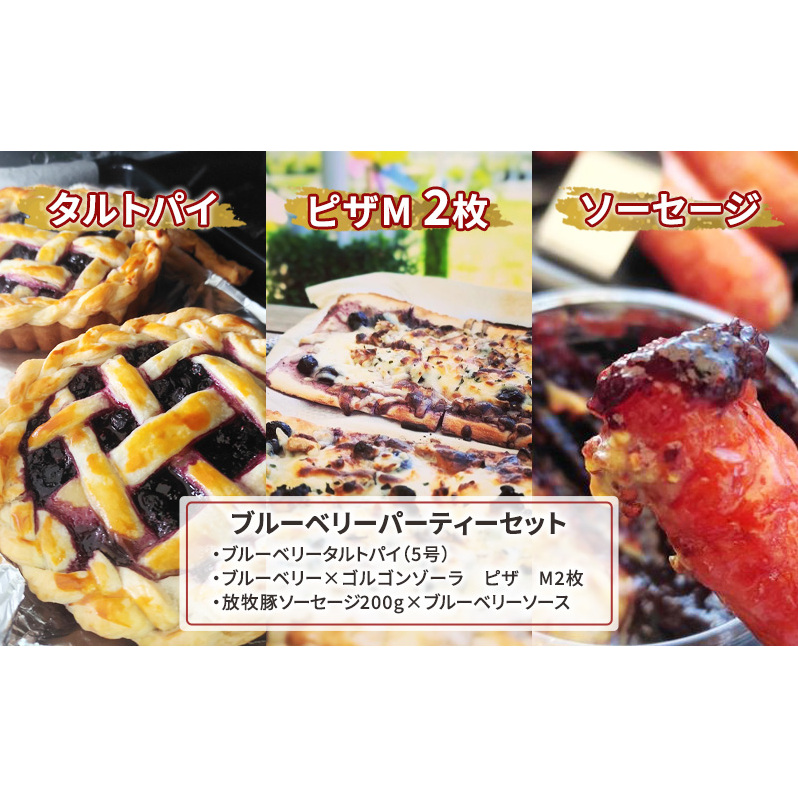 ブルーベリー堪能!パーティーセット 福島県郡山市20000肉加工肉(ハム・ソーセージ等)