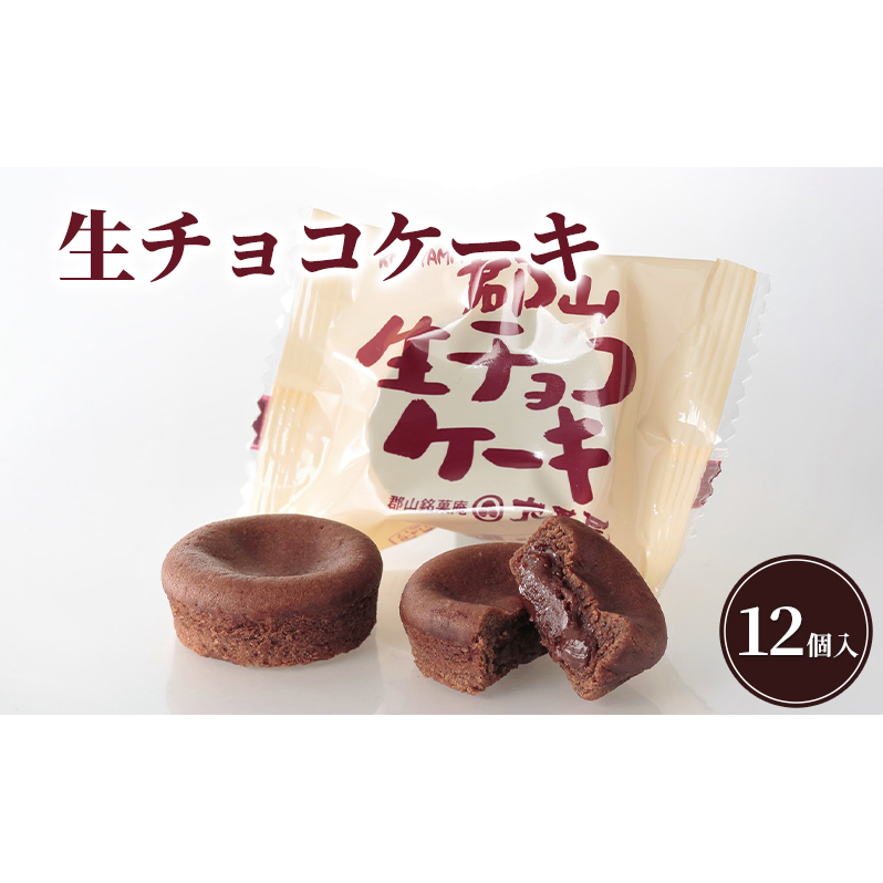 生チョコケーキ12個入福島県郡山市7000菓子・スイーツケーキ・カステラ