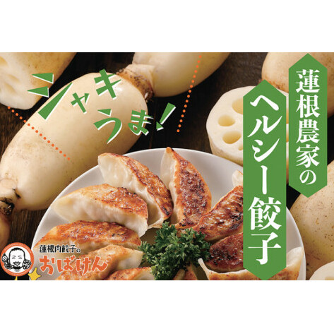 【ふるさと納税限定品】蓮根肉餃子のおばけん 70個入り 【冷凍 調理済み おかず ギョウザ ぎょうざ 大容量 おいしい れんこん入り レンコン 時短 ごはん】(KBU-2)茨城県鹿嶋市11000野菜・き
