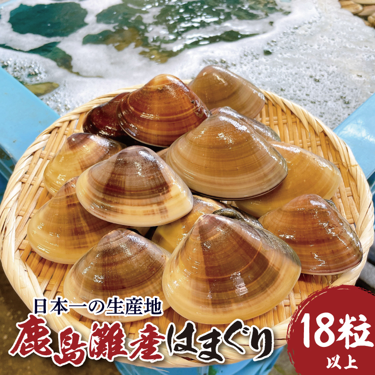 日本一の生産地 茨城県鹿島灘産はまぐり 18粒以上【ハマグリ 蛤 海鮮 魚貝 冷蔵 縁起物 酒蒸し お吸い物 鹿島灘 茨城県 鹿嶋市 35000円以内】(KM-16)茨城県鹿嶋市33000魚介・海産物貝類