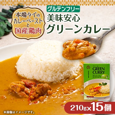 美味安心グリーンカレーレトルト 15箱【1555430】千葉県いすみ市21000鍋セット・総菜・加工食品カレー・シチュー