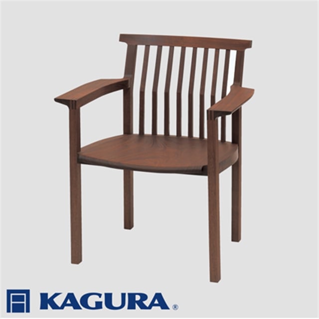家具蔵 (KAGURA)無垢材 アームチェア GEN 無垢材 アームチェア アーク - 商品情報｜無垢材チェア