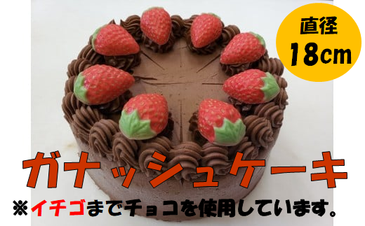 ガナッシュホールケーキ 6号 スイーツ ケーキ チョコレート チョコ ガナッシュ 冷凍 記念日 お祝い大阪府阪南市19000菓子・スイーツケーキ・カステラ