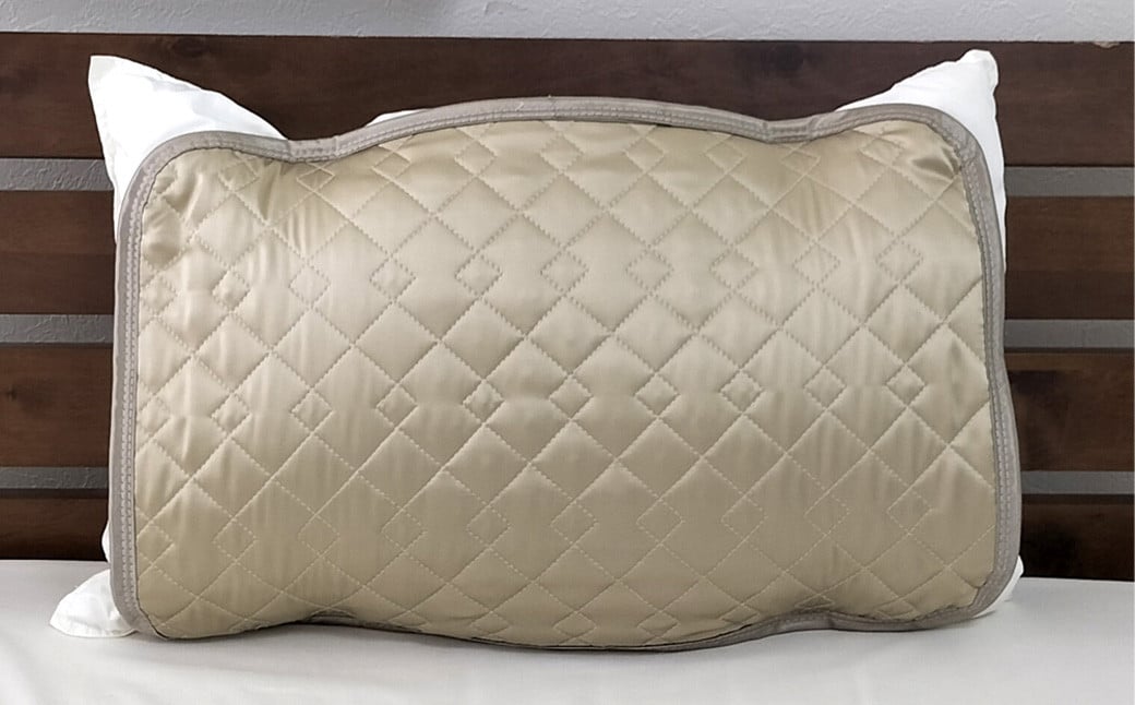 【ベージュ】シルクサテン100% まくらパッドS【35×50cm】 枕パッド まくらパッド まくらカバー大阪府阪南市10000雑貨・日用品寝具・タオル