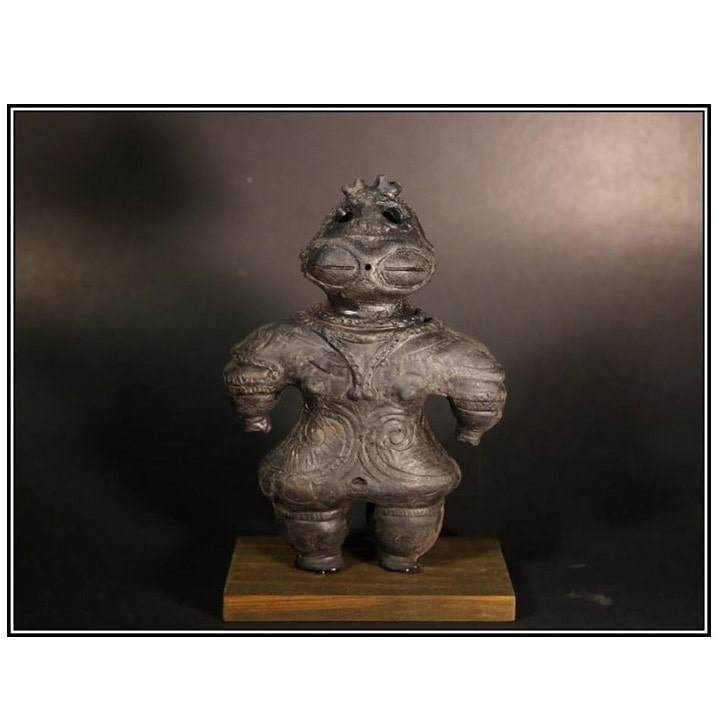 遮光器土偶15cm+台座1cm新潟県23000衣類・装飾品・工芸品その他 装飾品・工芸品