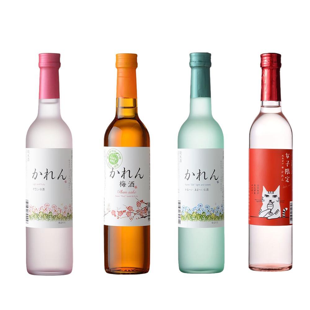 甘口ほろ酔いセット 4種(各500ml)×4(計4本)新潟県25000酒・アルコール日本酒