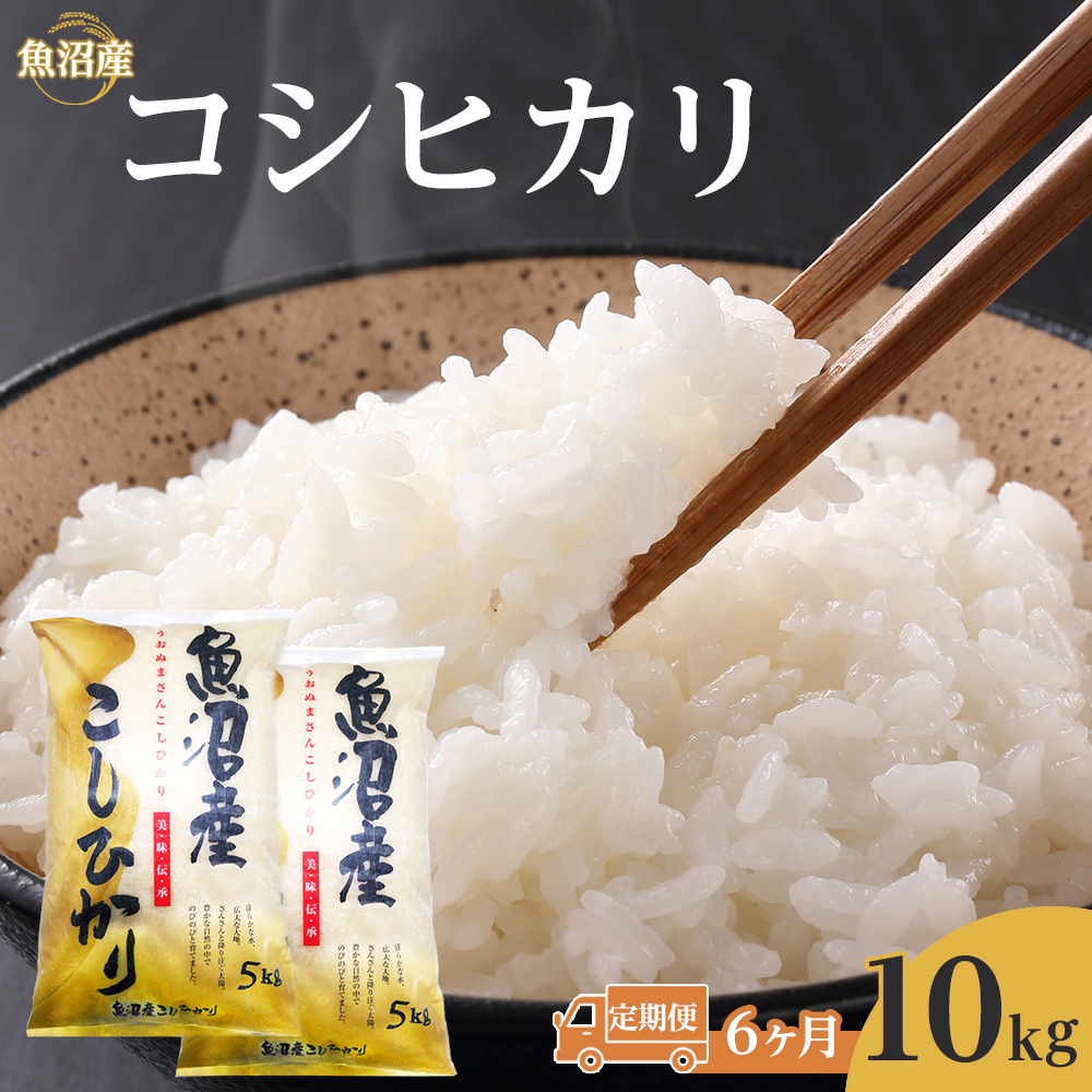 【6回】令和7年産魚沼産コシヒカリ 10kg 2025年10月〜発送開始|新潟県 魚沼 こしひかり 令和7年産新潟県244000米・パン白米