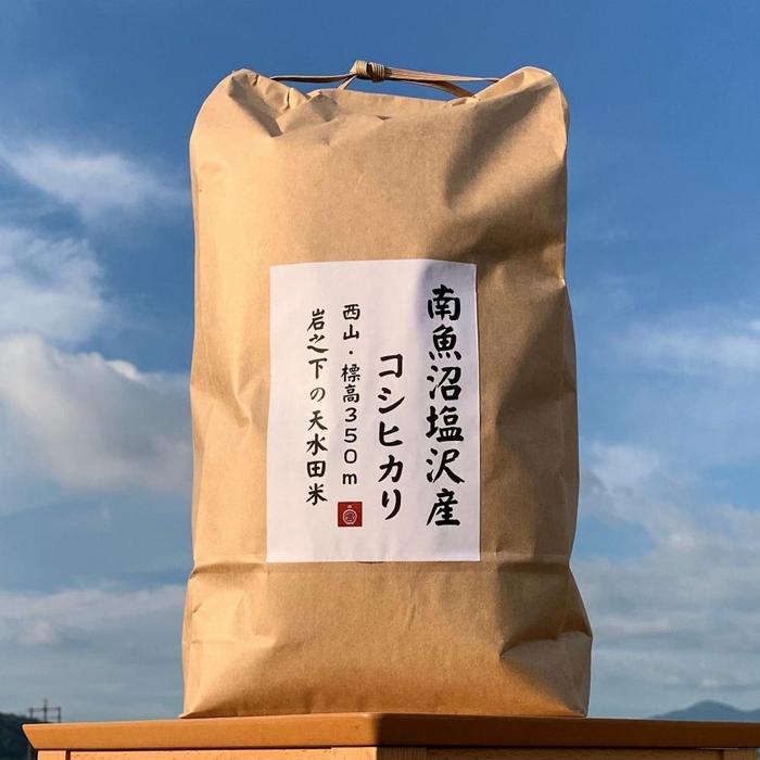 南魚沼塩沢コシヒカリ【西山の天水田米】精米10kg(5kg×2)新潟県60000米・パン白米