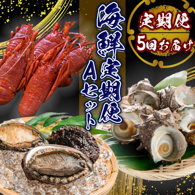 海鮮スペシャル定期便  Aセット 【豪華 定期便 BBQ 魚 大容量 伊勢海老 貝 あわび さざえ セット 金目鯛 】静岡県南伊豆町500000魚介・海産物エビ