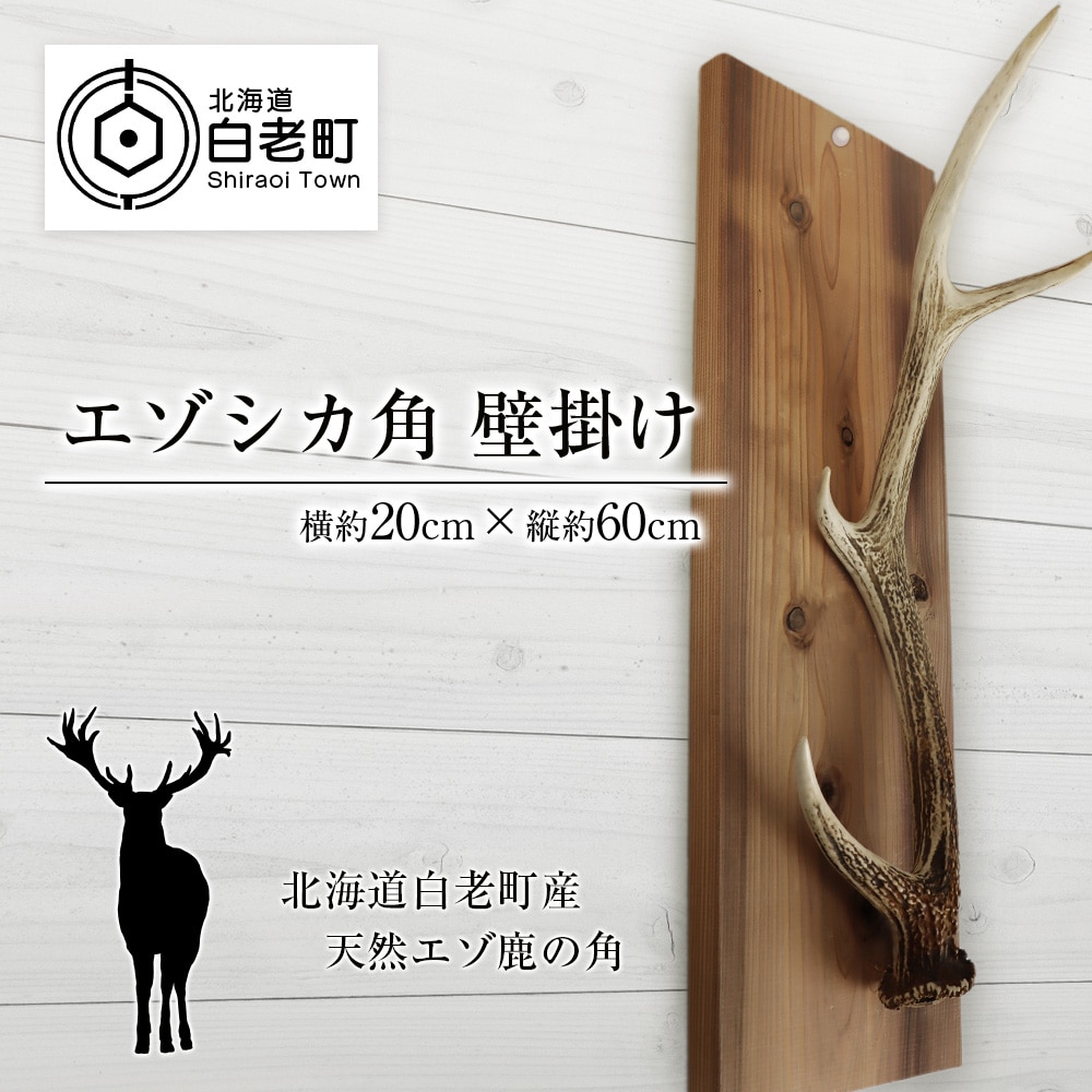 どんな形が届くかはお楽しみ！》 エゾシカ角ストラップ （角