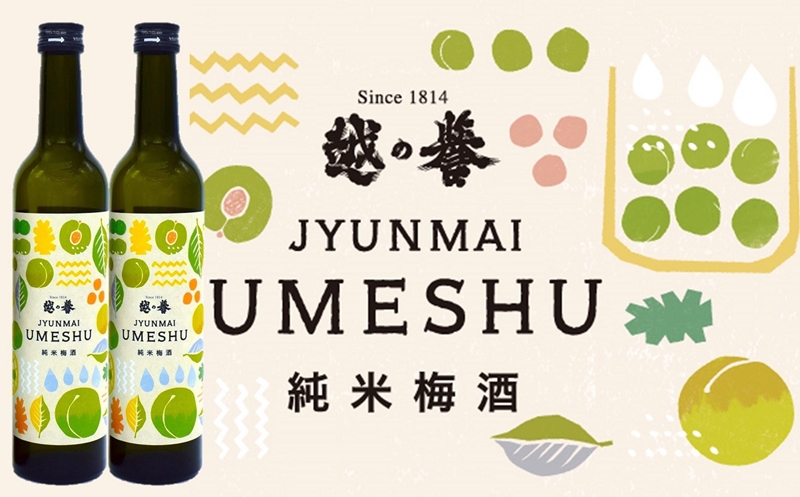 本格日本酒仕込み 純米梅酒 500ml×2本 越の誉新潟県柏崎市12000酒・アルコール日本酒