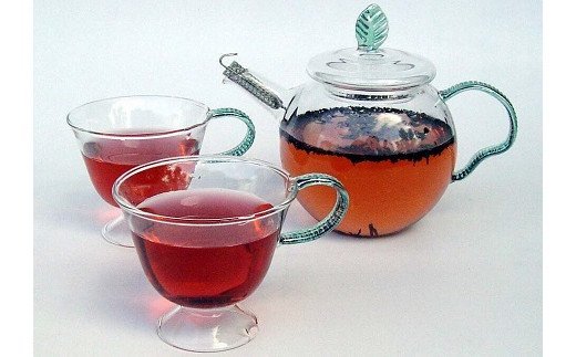 木の葉モチーフのティーポット・カップセット新潟県柏崎市36000衣類・装飾品・工芸品その他 装飾品・工芸品