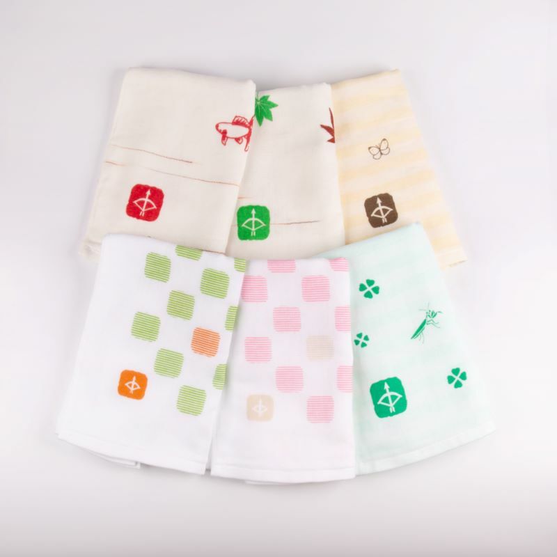 【スピード発送】JAPAN madeガーゼタオル 7枚セット(フェイスタオル6枚+ハンドタオル1枚)おまかせアソートH【泉州タオル 国産 吸水 普段使い シンプル 日用品】 099H341大阪府泉佐野市13000雑