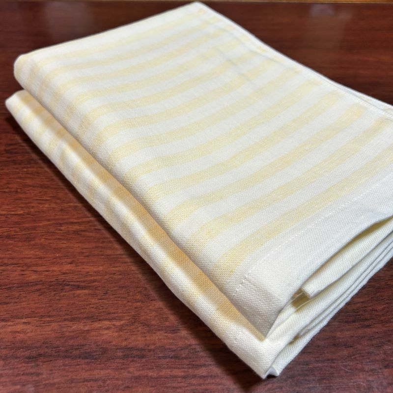 国内製造 ガーゼバスタオル 2枚(イエロー)薄手 60×120cm【泉州タオル 国産 吸水 普段使い シンプル 日用品】 099H1454大阪府泉佐野市8000雑貨・日用品寝具・タオル