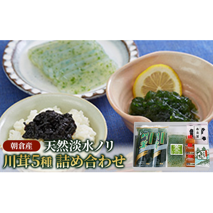 のり 海苔 珍味 川茸の詰め合わせ 5種 遠藤金川堂 淡水海苔 天然 高級天然淡水ノリ 加工食品 福岡県朝倉市33000鍋セット・総菜・加工食品その他 鍋セット・総菜・加工食品