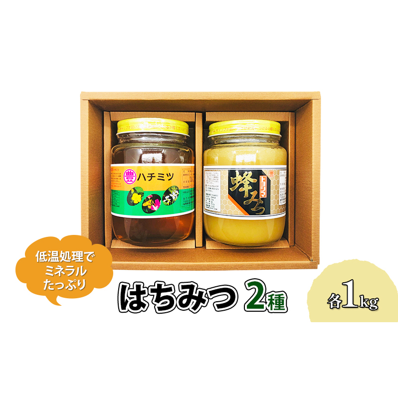 はちみつ セット 各1kg×2個 レンゲブレンド 野山のハチミツ 詰め合わせ 食べ比べ 蜂蜜 ハチミツ 福岡県朝倉市26000鍋セット・総菜・加工食品ジャム・はちみつ