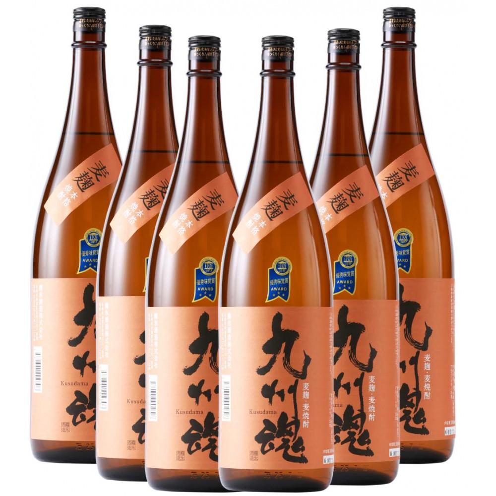 九州魂 麦焼酎 1800ml 6本セット【霧氷酒造】長崎県47000酒・アルコール焼酎