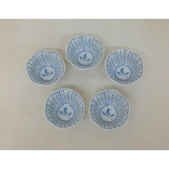 【AB375】【波佐見焼】φ9cmの小さめ小鉢5個組 十草蘭 【西海陶器】 5 49400長崎県17000雑貨・日用品食器・グラス