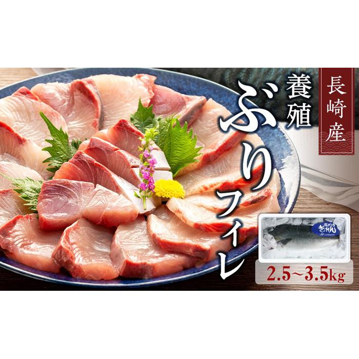 【AD002-NT】長崎産養殖ぶりフィレ長崎県36000魚介・海産物鮮魚