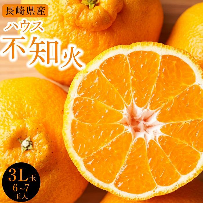 【先行予約】長崎県産 ハウス不知火 3L玉(約330〜380g)6〜7玉長崎県16000果物・フルーツみかん・柑橘類