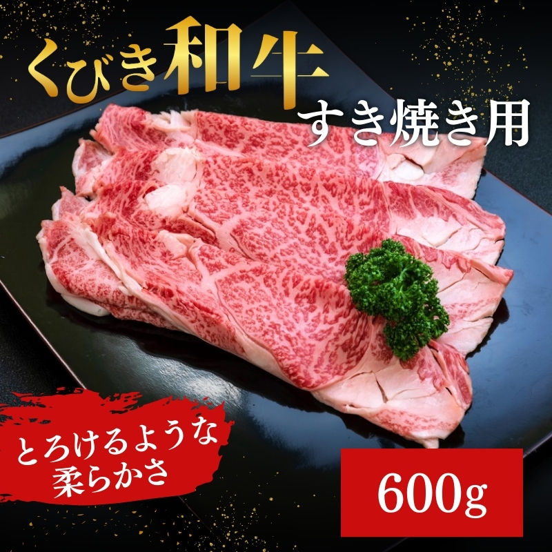【にいがた和牛】くびき和牛 すき焼き用(600g×1パック)  上越市 牛肉 和牛新潟県上越市43000肉牛肉