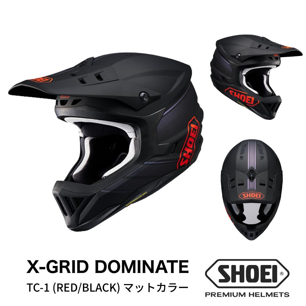 SHOEI wbguX-GRID DOMINATE TC-1 (RED/BLACK) }bgJ[vSTCY ]ԗp BMXZp VEGC SHOEIi shoei X|[c Y fB[X茧֎s264000ߗށEiEH|ȋ 