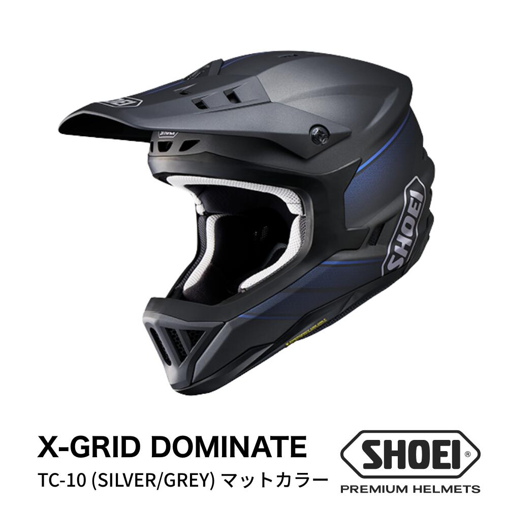 SHOEI wbguX-GRID DOMINATE TC-10 (SILVER/GREY) }bgJ[vMTCY ]ԗp BMXZp VEGC SHOEIi shoei X|[c Y fB[X茧֎s264000ߗށEiEH|ȋ