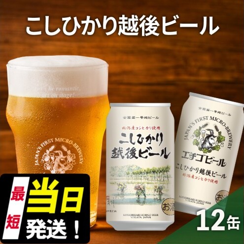 【訳アリ】越後ビール350ml缶×12本 ビール お酒 酒 最短当日発送新潟県新潟市7000酒・アルコールビール・発泡酒