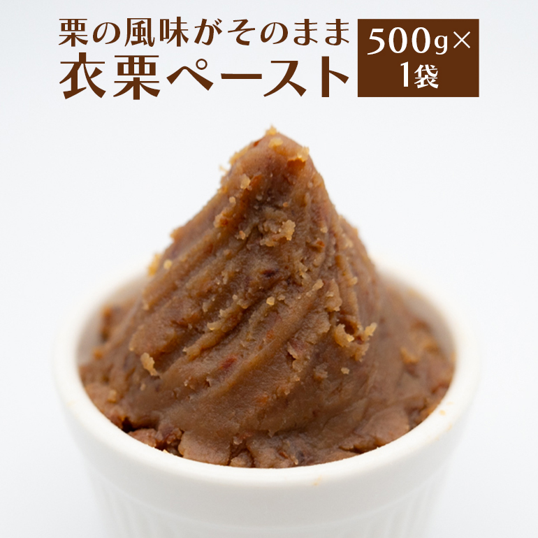 衣栗ペースト500g×1袋 AE-003茨城県笠間市10000鍋セット・総菜・加工食品その他 鍋セット・総菜・加工食品