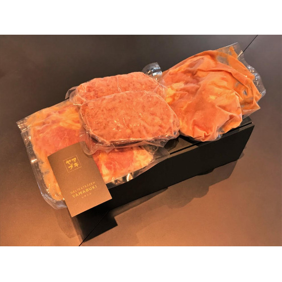 ヤマブキ冷凍デリ3種 デリカテッセン山吹 お肉 加工品 ハンバーグ 豚肉 鶏肉 牛肉 夕飯 お昼 おかず 長野県小諸市15000肉加工肉(ハム・ソーセージ等)