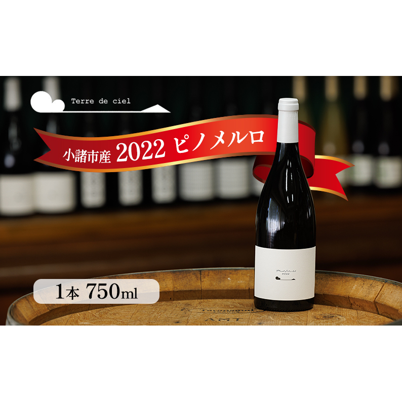 ワイン 2022 ピノメルロ 750ml 赤ワイン お酒 酒 アルコール 長野県 小諸市 小諸 ギフト プレゼント長野県小諸市22000酒・アルコールワイン
