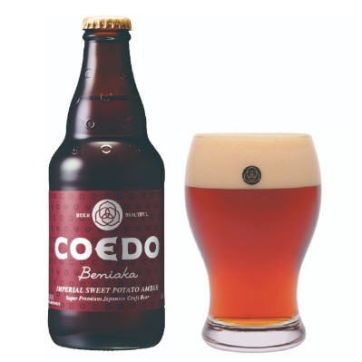 コエドビール 紅赤-Beniaka- 333ml 瓶 24本入り【配送不可地域:離島】【1245496】埼玉県川越市37000酒・アルコールビール・発泡酒