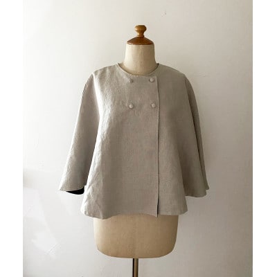 KIKONO Johanna mieli リネンケープ【1376250】埼玉県川越市74000衣類・装飾品・工芸品その他 装飾品・工芸品