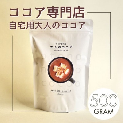 ココア専門店 看板商品「大人のココア」500g【クール便】【配送不可地域:離島】【1630723】埼玉県川越市13000お茶・飲料その他 お茶・飲料