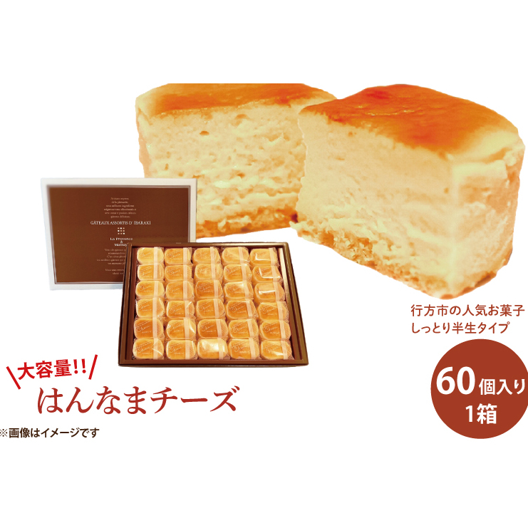 H-46 大容量!!はんなまちーず60個茨城県行方市40000菓子・スイーツケーキ・カステラ