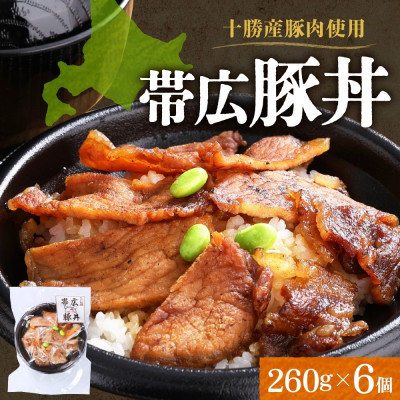 十勝 手作り豚丼 260g 6個 丼ぶりそのまま レンジであたため 冷凍 北海道 帯広市【配送不可地域:離島】【1608978】北海道帯広市14000鍋セット・総菜・加工食品総菜