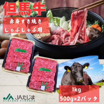 但馬牛 赤身スライス 1kg【配送不可地域:離島】【1072497】兵庫県新温泉町45000肉牛肉