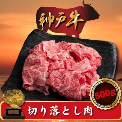 訳あり 神戸牛 切り落とし肉 500g SOS1【配送不可地域:離島】【1517912】兵庫県新温泉町11000肉牛肉